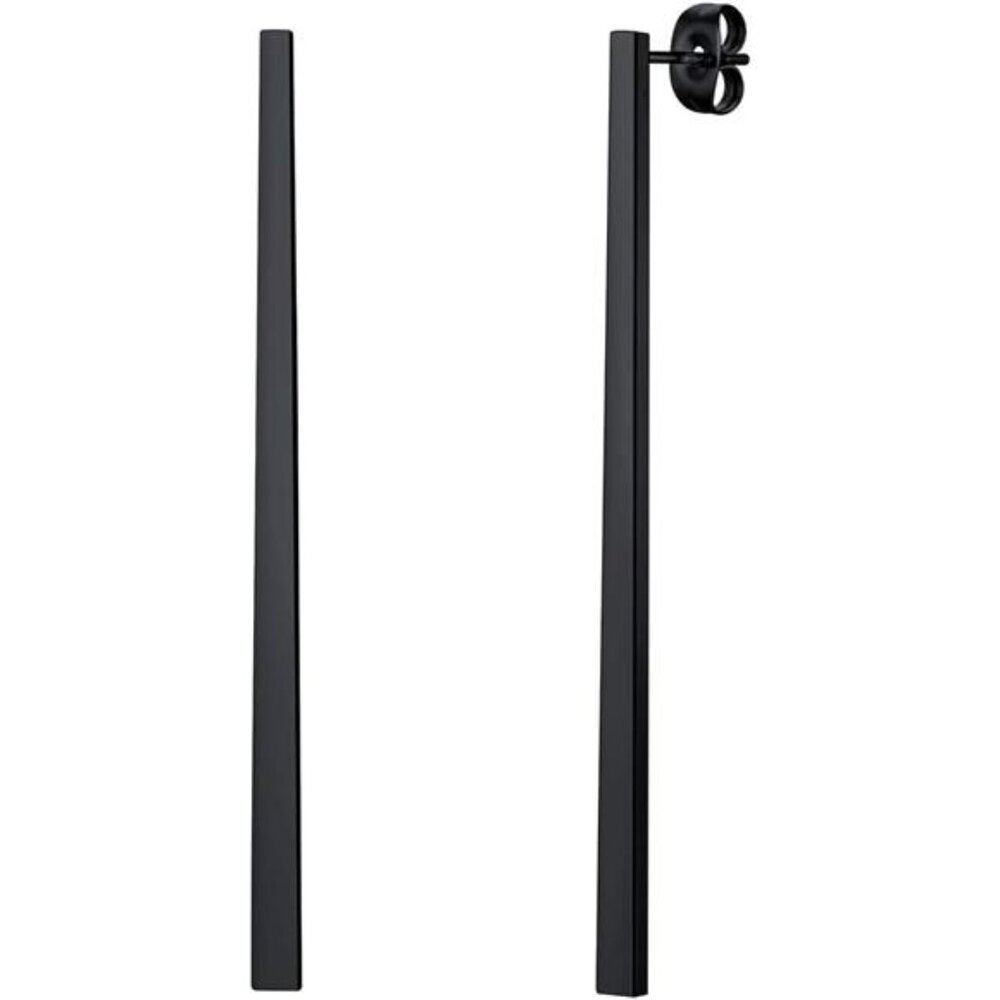 Bar Drop Earrings Thin Flat Geometric Stick Linear Dangle Earrings